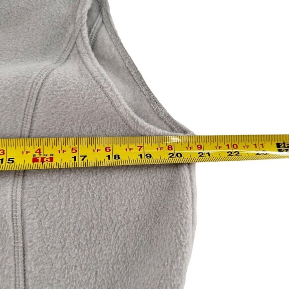 Cabelas Womens Gray Fleece Vest Small S Zip-Up Sleeveless Outdoor Layer Cabin - Picture 3 of 14